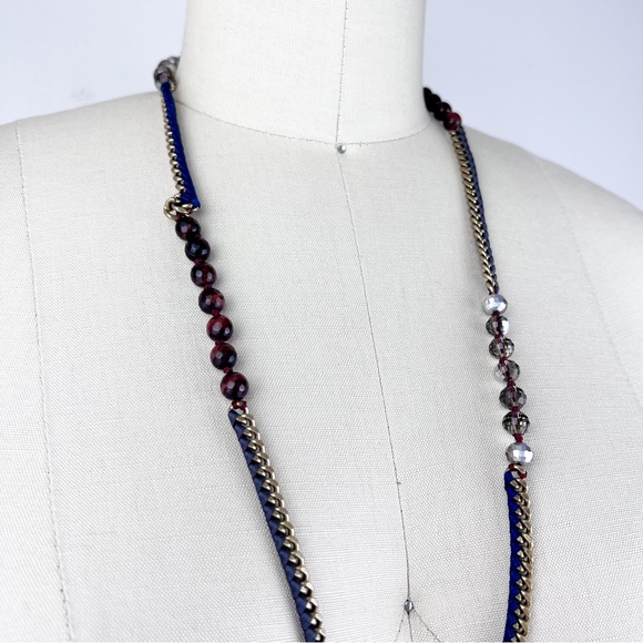 Chloe + Isabel • Chain And Bead Mixed Media Necklace - Picture 3 of 6